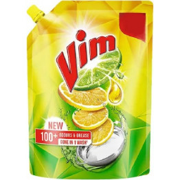 Vim 100 Plus Odours ND Grease Liquid 900Ml
